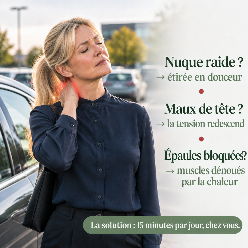 Nuque raide, maux de tête, épaules bloquées : les solutions